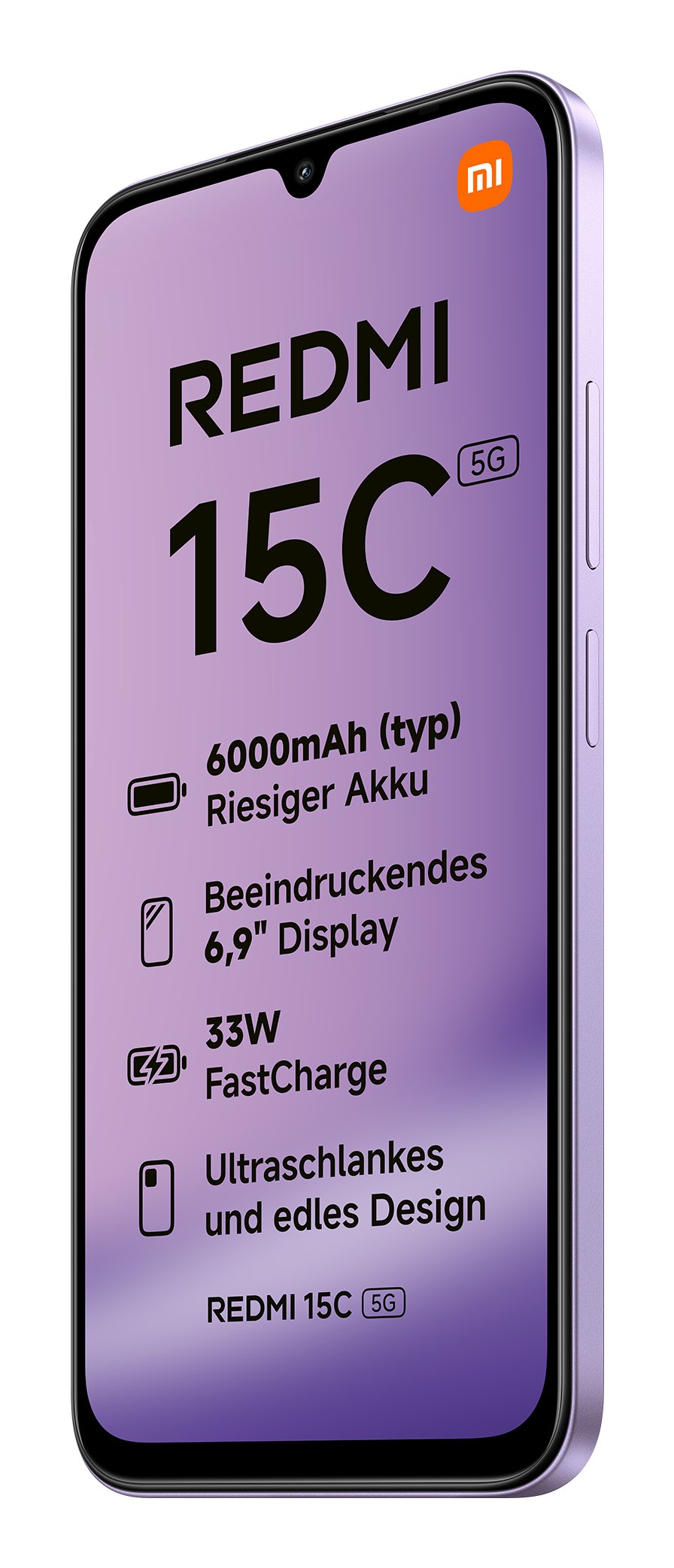 Xiaomi Redmi 15c 5g Dual Sim 4gb Ram 128gb - Dusk Purple