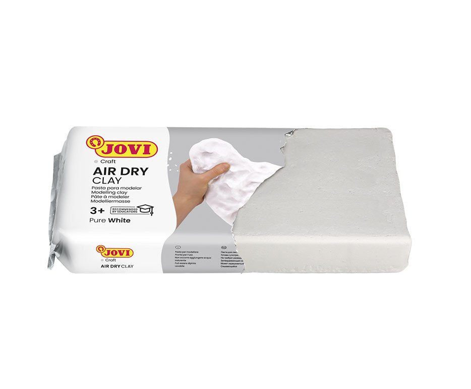 Jovi Air Dry Pastilla De Pasta Modelar Endurece Al Aire 1000gr Blanca