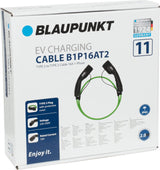 Blaupunkt Ladekabel E-Auto 16a/1phase/Typ1->2/2m