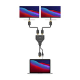 EAN 8436574707663 - AISENS A123-0654 divisor de video 2x HDMI imagen 3