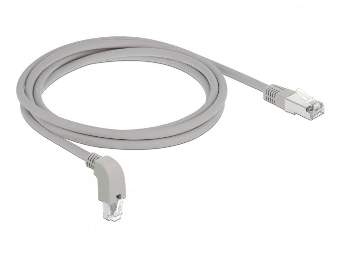 Delock 85875 Cable De Red Rj45 Cat.6a S/Ftp Acodado Hacia Abajo / Recto 2 M