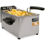 EAN 8426156018812 - Grunkel FRYPRO-3SS freidora Sencillo 3 L Independiente 2000 W Acero inoxidable imagen 1