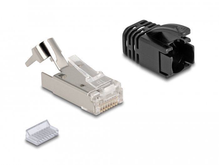 Delock 67017 Conector Modular Rj45 Cat.8.1 Protección Contra Doblado - 25 Uds