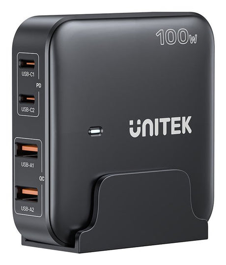 EAN 4894160051066 - UNITEK P1229ABK01-EU 100w Universal Negro, Blanco Corriente alterna Carga rápida Interior imagen 1
