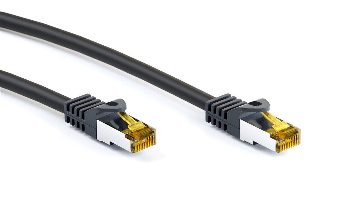 Cable De Red Cat6a S Ftp Pimf 1.0m 500 Mhz Con Cat 7 Negro