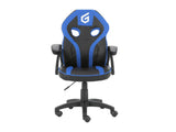 Silla Gamer Junior Conceptronic Eyota06b Color Negro Detalles En Azul Recubrimiento Pu De Alta Calidaddiseño Ergonomico