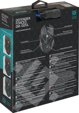 EAN 4714033520201 - Defender Forced GM-020L ratón Juego Ambidextro USB tipo A Óptico 3200 DPI imagen 14