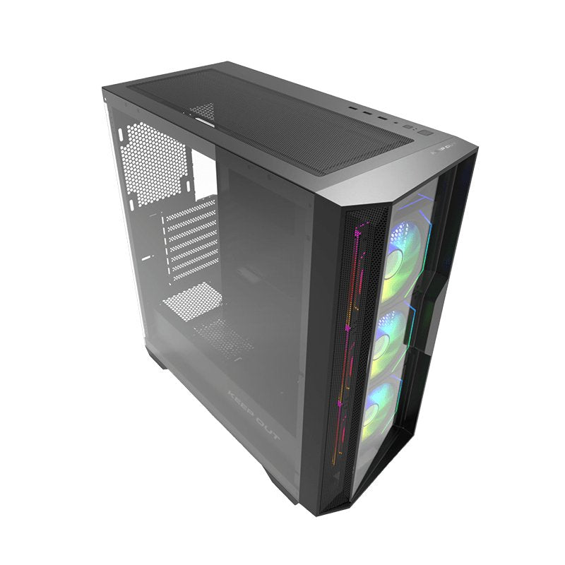 EAN 8435099535935 - KeepOut XC-500 GLASS carcasa de ordenador Torre Negro imagen 2