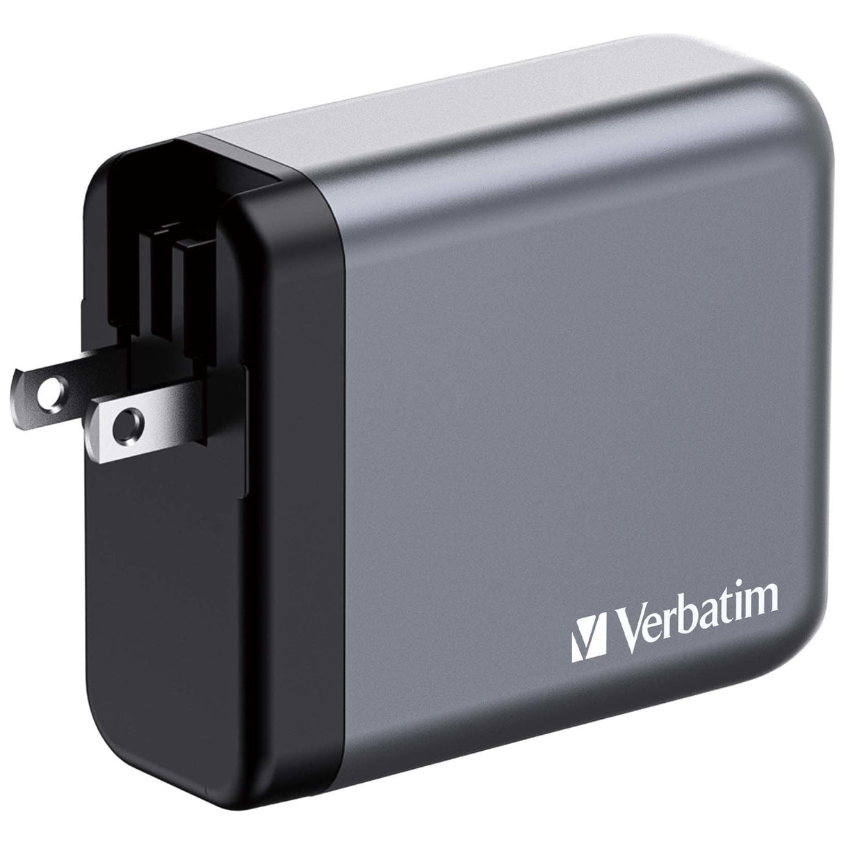 Cargador Verbatim Gan 140w, 1x Usb-A, 3x Usb-C Gris, Pd 3.1, Pd 3.0, Qc 3.0 32203