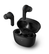 Auriculares Bluetooth Philips Tat2206 Con Estuche De Carga Autonomía 6h Negros