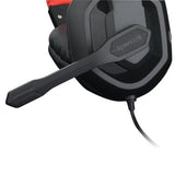 Redragon H120 Ares Auriculares Gaming Con Microfono Plegable - Diadema Ajustable - Almohadillas Acolchadas - Cable De 2m