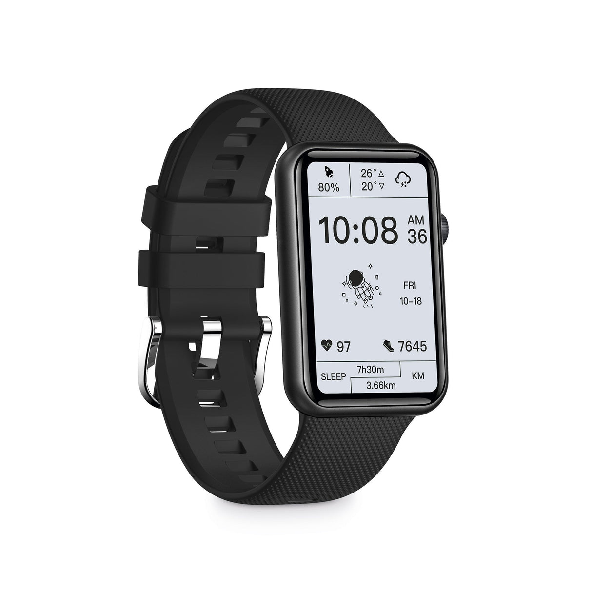 Smartwatch 40mm  Ksix Tube Black