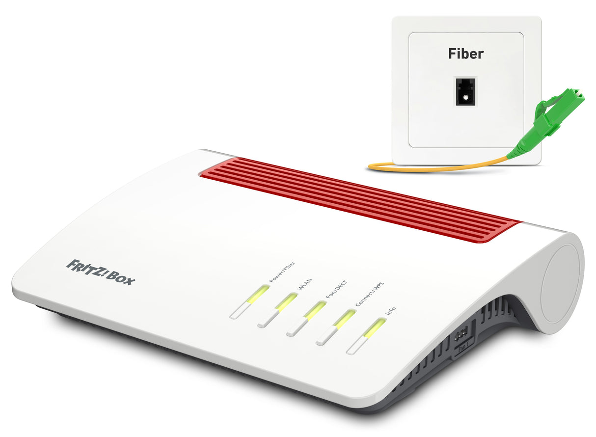 EAN 4023125029813 - Box 5590 Fiber router inalámbrico Gigabit Ethernet Doble banda (2,4 GHz / 5 GHz) Blanco imagen 1