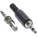 Inline 3.5mm Audio Stereo Macho Versión Para Soldar