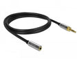 EAN 4043619857807 - DeLOCK 85780 cable de audio 1 m 3,5mm Negro, Gris imagen 1