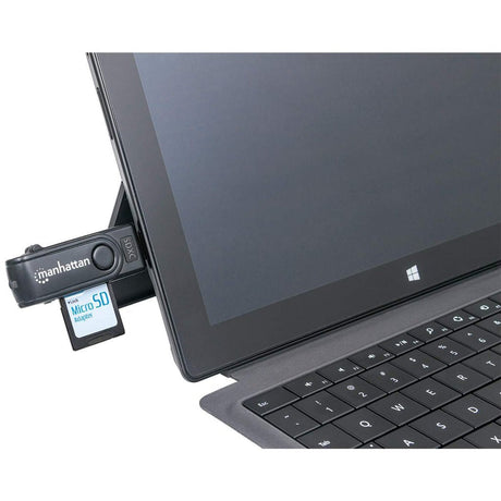 EAN 0766623101981 - Manhattan 101981 lector de tarjeta USB 3.2 Gen 1 (3.1 Gen 1) Type-A Negro imagen 7