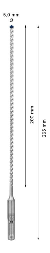 Bosch Taladro Percutor Experto Sds-Plus-7x, Ø 5mm 2608900062