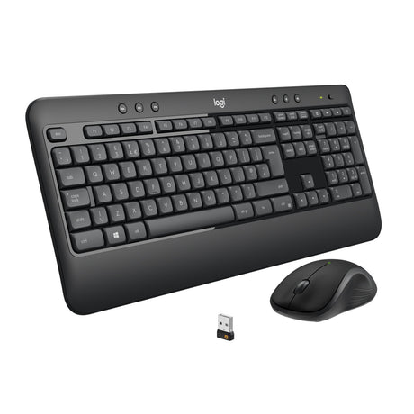 EAN 5099206077393 - Logitech 920-008677 teclado Ratón incluido Universal RF inalámbrico QWERTZ Suizo Negro imagen 5