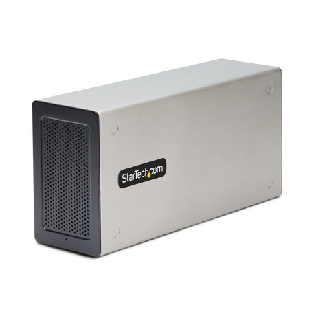 EAN 0065030895002 - StarTech.com 2TBT3-PCIE-ENCLOSURE base para portátil y replicador de puertos Alámbrico Plata imagen 1