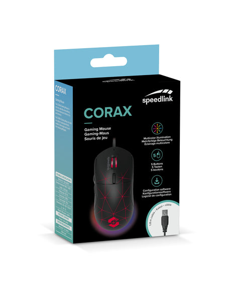 EAN 4027301685350 - SPEEDLINK CORAX ratón Juego mano derecha USB tipo A Óptico 3200 DPI imagen 6