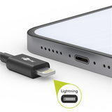 Cable Adaptador De Goobay Usb 2.0, Plug-A Plano> Enchufe De Relámpago, 1 Metro 63523
