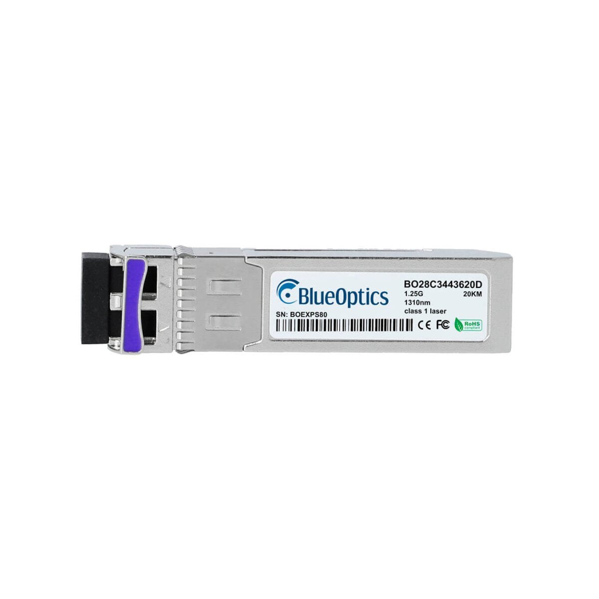 Blueoptics Adtran 1442010g1 Blueoptics Bo28c4334620d Csfp Transceiver, 1000base-2bx-D, Singlemode Fiber, Tx:1490nm/Rx:1310nm, 20km