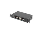 EAN 5901969429015 - Lanberg RSGE-16 switch No administrado Gigabit Ethernet (10/100/1000) 1U Negro imagen 4