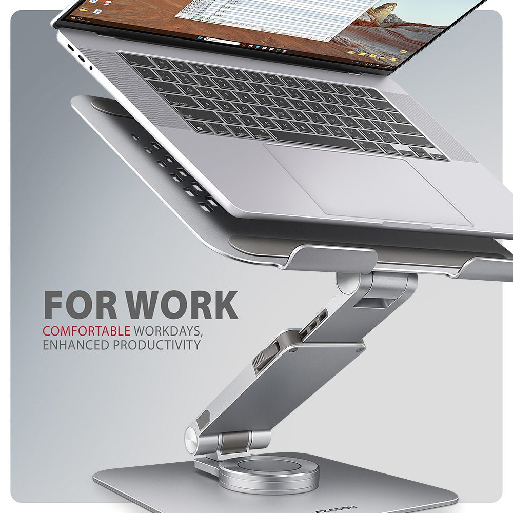 EAN 8595247908650 - Axagon STND-LR soporte para ordenador portátil Mesita plegable para ordenador portátil Plata 43,9 cm (17. imagen 12