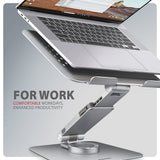 EAN 8595247908650 - Axagon STND-LR soporte para ordenador portátil Mesita plegable para ordenador portátil Plata 43,9 cm (17. imagen 12