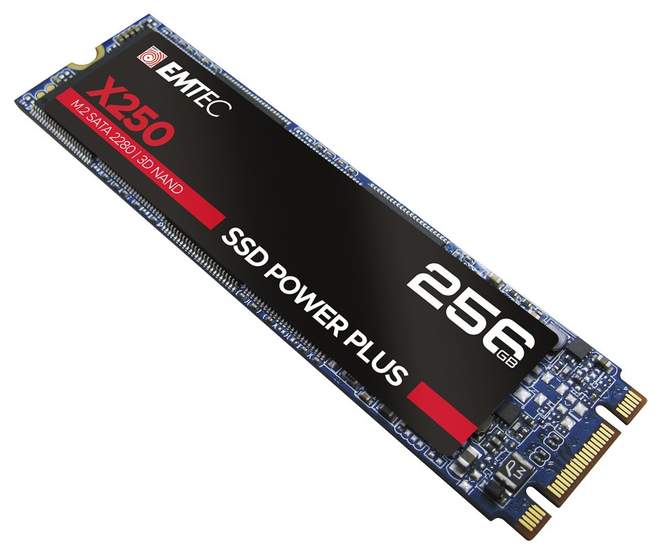 Disco Ssd Emtec 256gb X250 M.2 Gb Serial Ata Iii 3d Nand