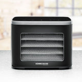 Rommelsbacher Mini Dörrautomat Da 450 (Edelstahl/Negro, 450 Watt, Dörrfläche 23,5cm X 18cm Pro Ebene) Da 450