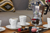 Fiftyeight Espresso Mug Con Henkel 80ml - Vergnügt Blanco