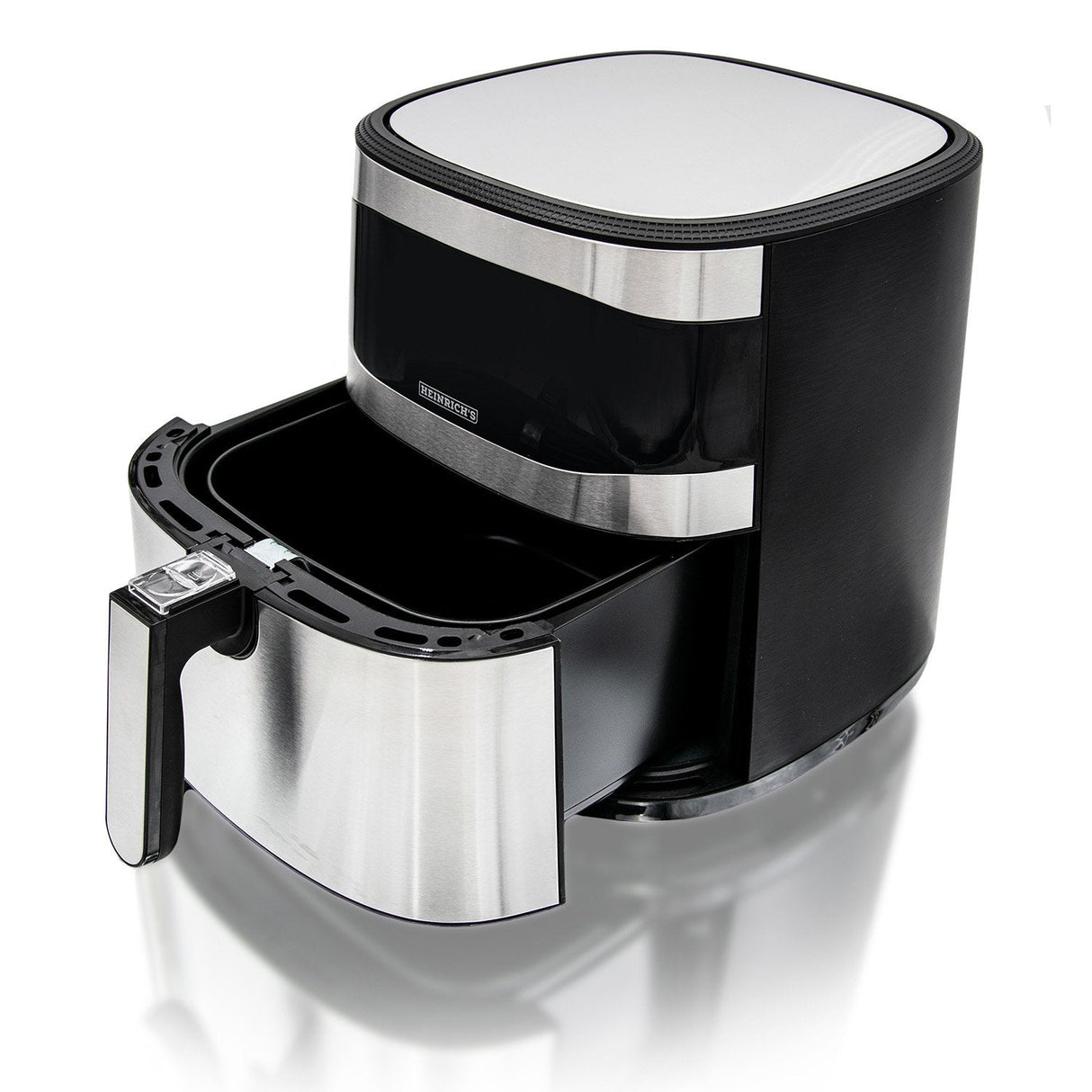 Freidora De Aire Caliente Heinrich Hfr 8205 8,0 L 1800 W Negra Y Plateada