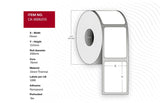 Label 76 X 152mm, Core 76mm,  Direct Thermal, Uncoated,