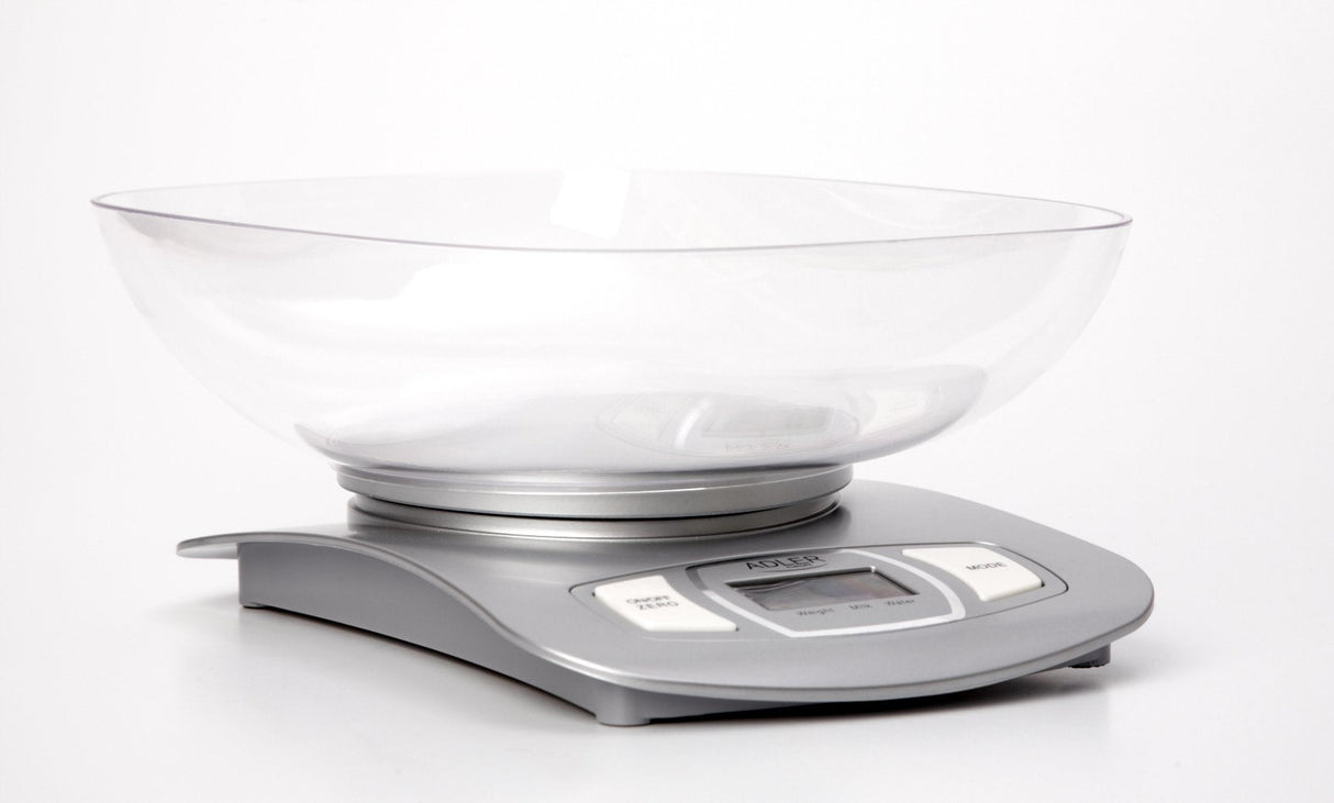 Báscula De Cocina Adler Ad 3137s Electronic Kitchen Scale Silver Tabletop