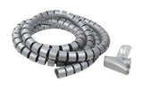 Logilink Organizador De Cables Tubo Espiral, Gris 1.5m