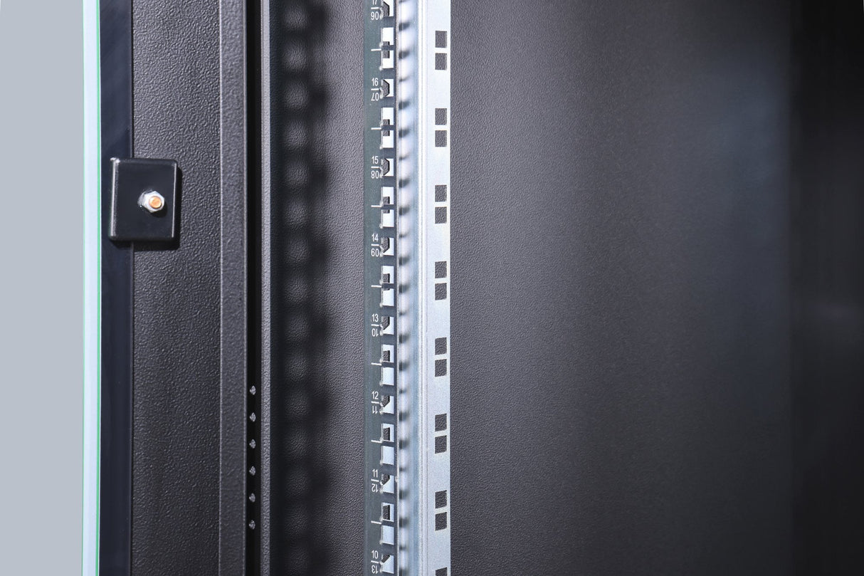 Digitus Netzwerkschrank Unique  22he 1164x600x800mm Schwarz (Speditionsversand)