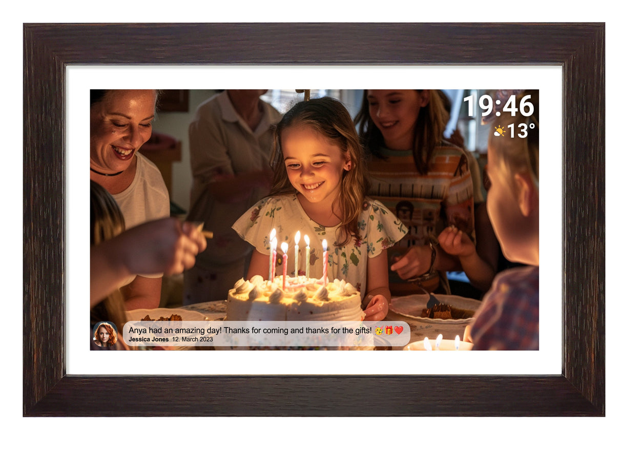Denver Pff-1543dw Marco Fotográfico Digital Marrón 39,6 Cm (15.6") Pantalla Táctil Wifi