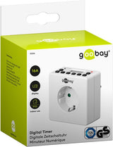 Temporizador Digital Goobay Blanco 93256
