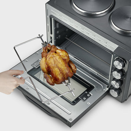 EAN 4008146040634 - Severin TO 2074 horno tostador 30 L 2500 W Negro Parrilla imagen 5