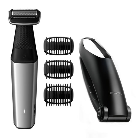 EAN 8710103843818 - Philips BODYGROOM Series 5000 BG5020/15 afeitadora corporal Negro, Gris imagen 3