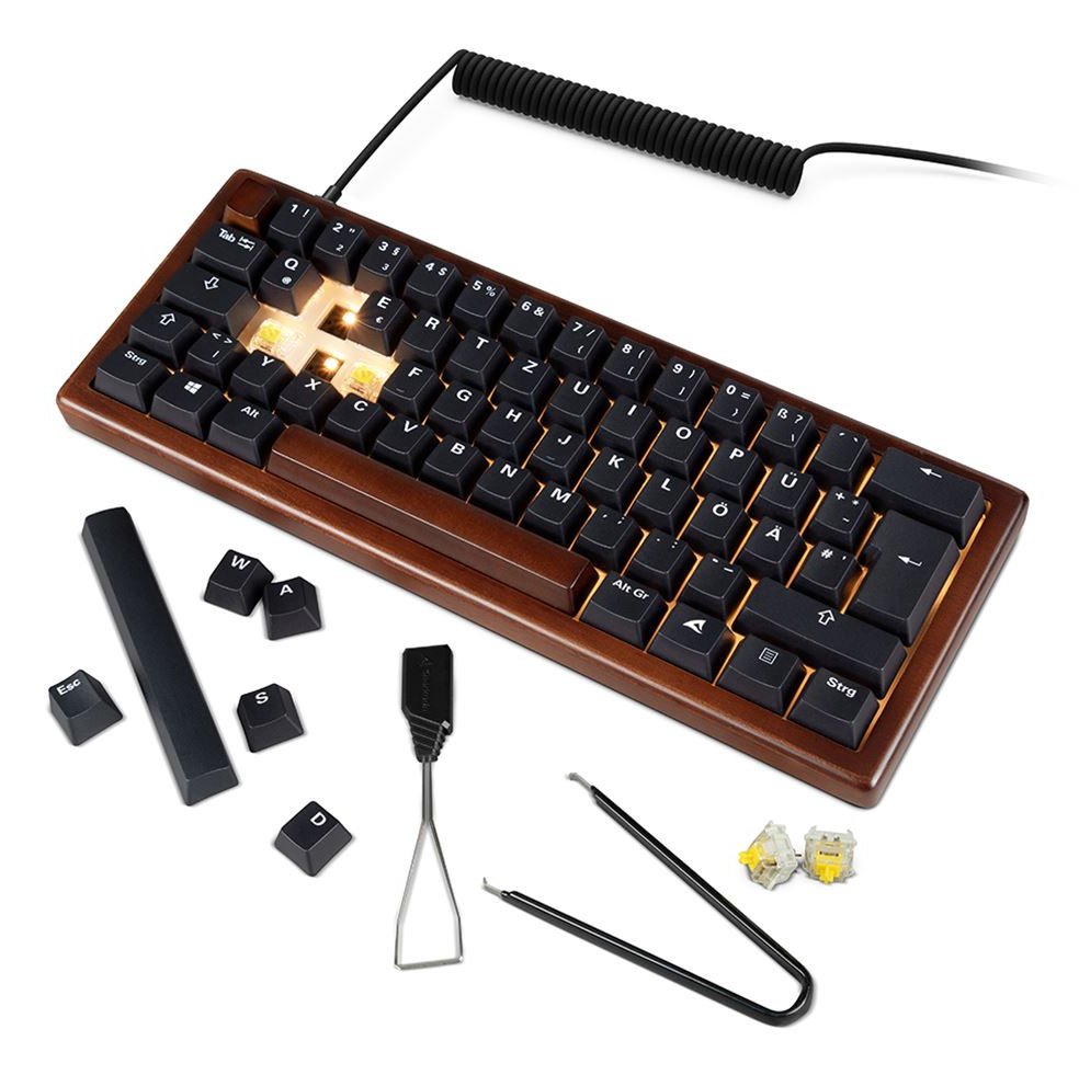 EAN 4044951042784 - Sharkoon 100068100 teclado Oficina USB QWERTZ Alemán Madera imagen 6