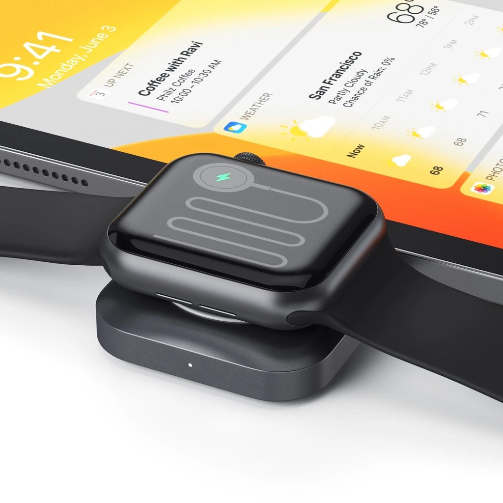 Satechi Usb-C Magnetic Charging Dock For Apple Watch