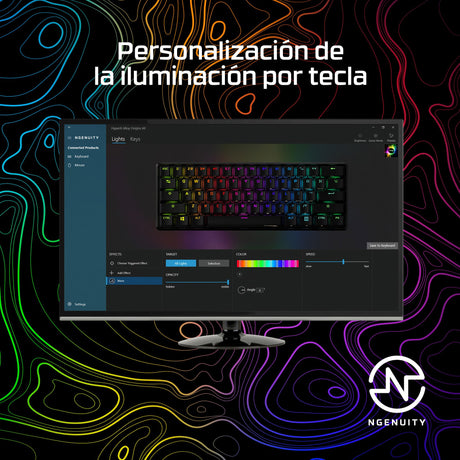 EAN 0196188048948 - HyperX Alloy Origins 60 - Mechanical Gaming Keyboard - HX Red (US Layout) (HKBO1S-RB-US/G) teclado Juego  imagen 9