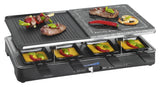 Clatronic 2 En 1 Raclette Grill Rg 3518 Negro/Acero Inoxidable Rg3518