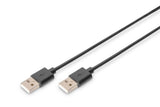Assmann Electronic Usb A, 3m Cable Usb 2.0 Negro
