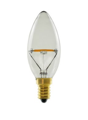 Vela Led Segula Transparente - Balance E14 1.5w 2200k Regulable