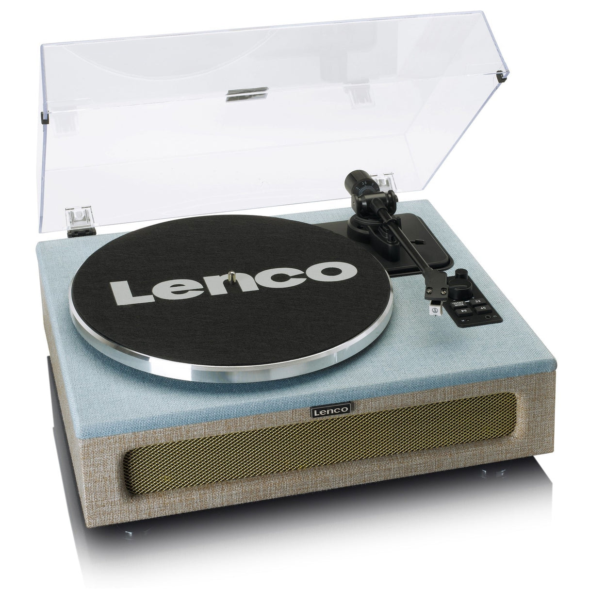 Tocadiscos  Lenco Ls-440  De Tracción Por Correa Azul, Gris Pardo Automático