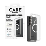Panzerglass Care Urban Explorer Case Transp.W. Blanco Qi Samsung Galaxy S26 Ultra