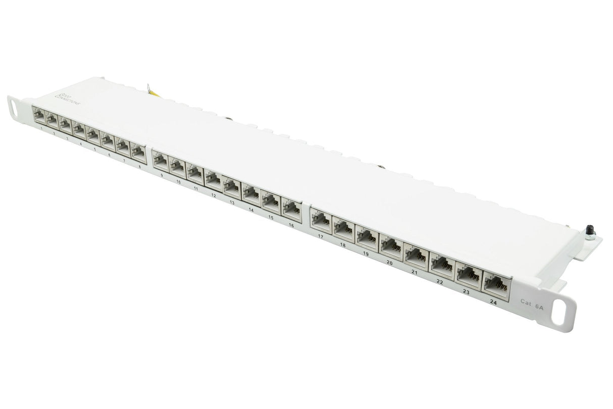 Good Connections Patchpanel 19"Cat. 6a 24-P 0,5he Reinweiss